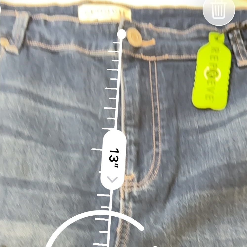 Eloquii Classic Blue Classic Fit Bell Bottom Flare Leg Jeans Plus Size 20 NEW - Picture 16 of 16